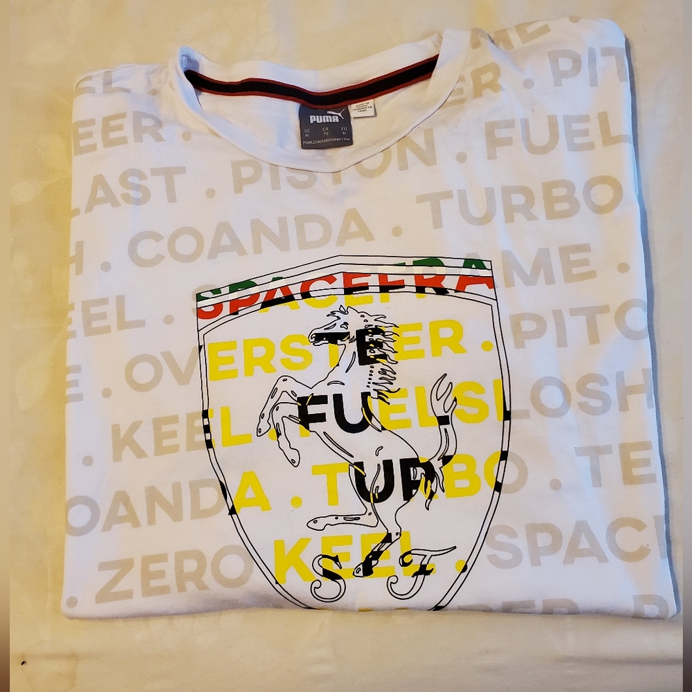 PUMA Men's Scuderia Ferrari Big Shield T-Shirt XL
